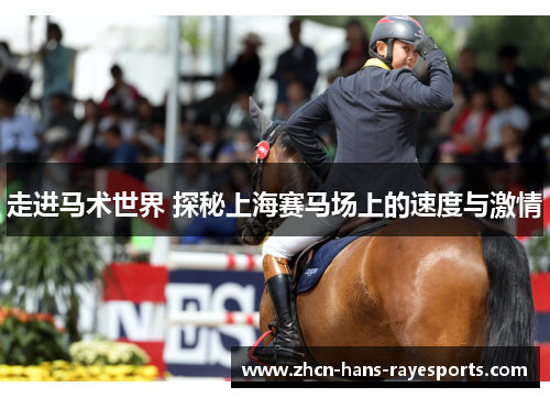 走进马术世界 探秘上海赛马场上的速度与激情