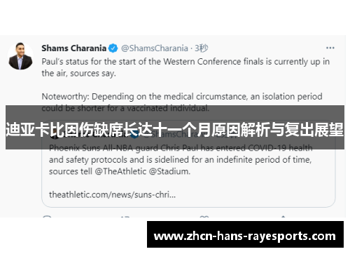 迪亚卡比因伤缺席长达十一个月原因解析与复出展望